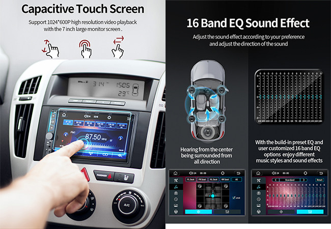 Universal MP5 Car Stereo OEM ODM 2din 7 Inch Car Radio Mirror Link MP5 Autoradio Car DVD Player