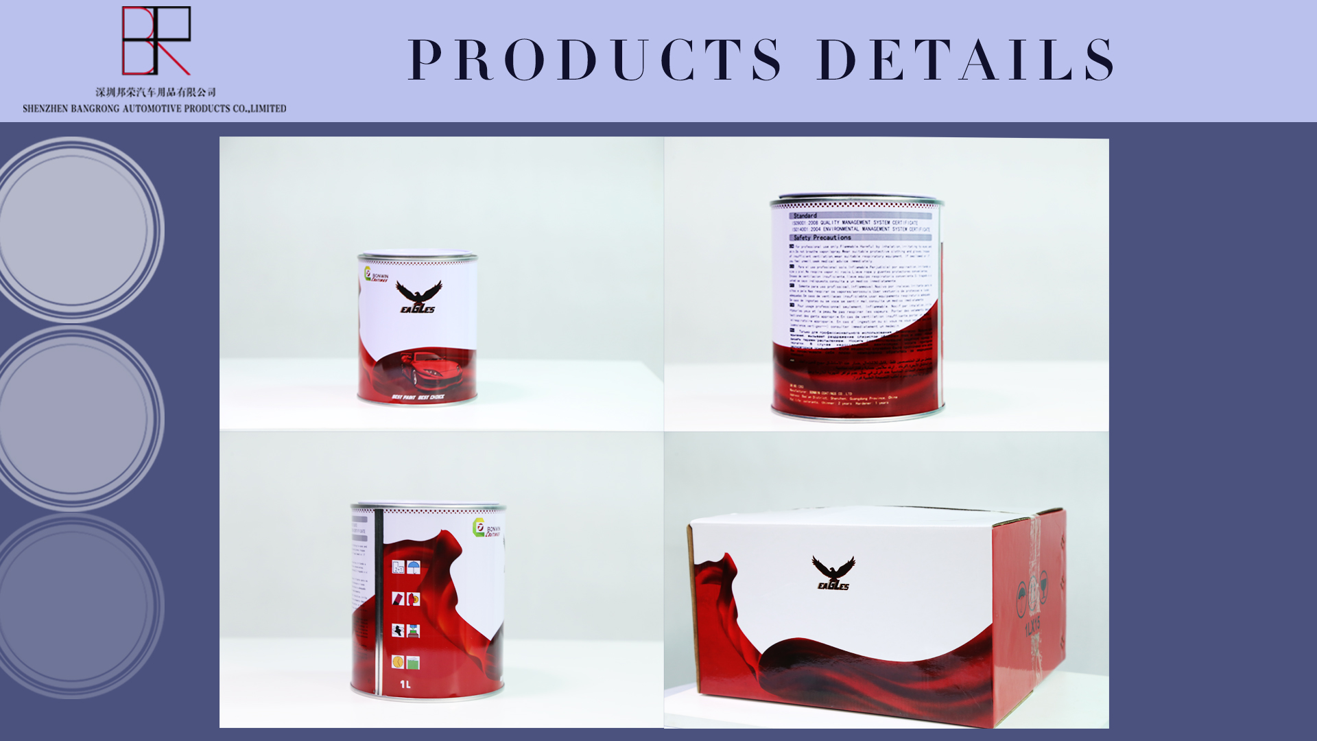 High Performance Fast Standard Slow Dry 2K Automotive Paint Thinner