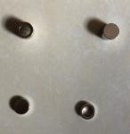 Silver Shine Color Neodymium Magnets Strong Disc N35 Grade 18mm X 15mm