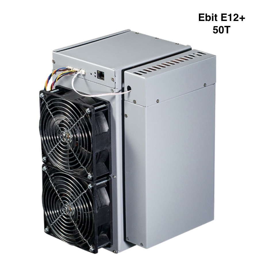 50TH/S Blockchain Bitcoin Asic Miner Machine 2500W Ebang Ebit E12+
