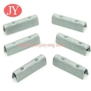 China Hot Sales Custom Logo Rose Gold Square Metal Aglet For Sport Shoe wholesale