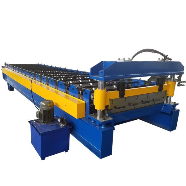 Zinc Corrugated Iron Roofing Panel Cold Roll Forming Machines , Metal Rolling Equipment