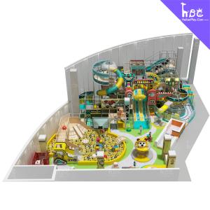 China Indoor Commercial Playground Equipment Kids Trampoline Park Video Game Style wholesale