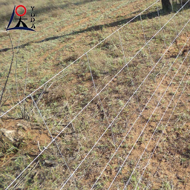 Customised Galvanised PVC Coated Farm Grassland Fence Woven Field Fence