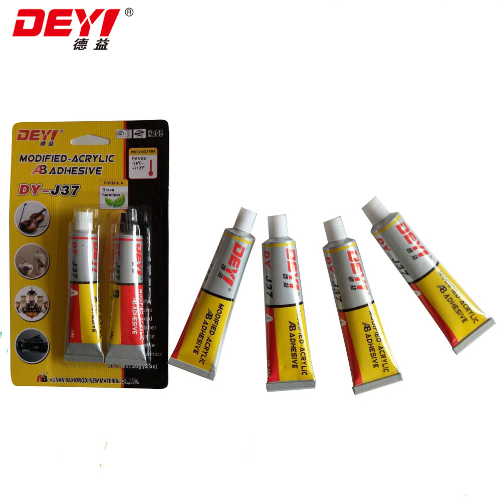 5 Minutes Initial Curing Acrylic Modified AB Adhesive For Medical And Domestic Needs