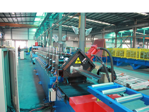 Cold Steel Sheet Door Frame Roll Forming Machine , Metal Roofing Roll Forming