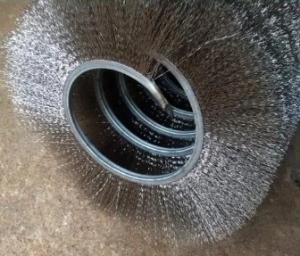 China Industrial Custom External Wire Winding Brush Stainless Steel Wire Spring Brush For Cleaning wholesale