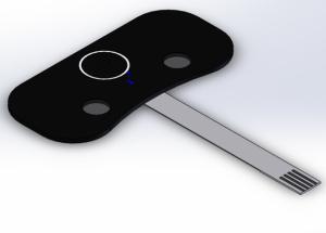 China Silver Paste Tactile Membrane Switch , Touch Screen Membrane Keyboard Switch wholesale