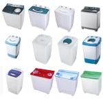 White High Speed Semi Automatic Top Load Washing Machine 10Kg