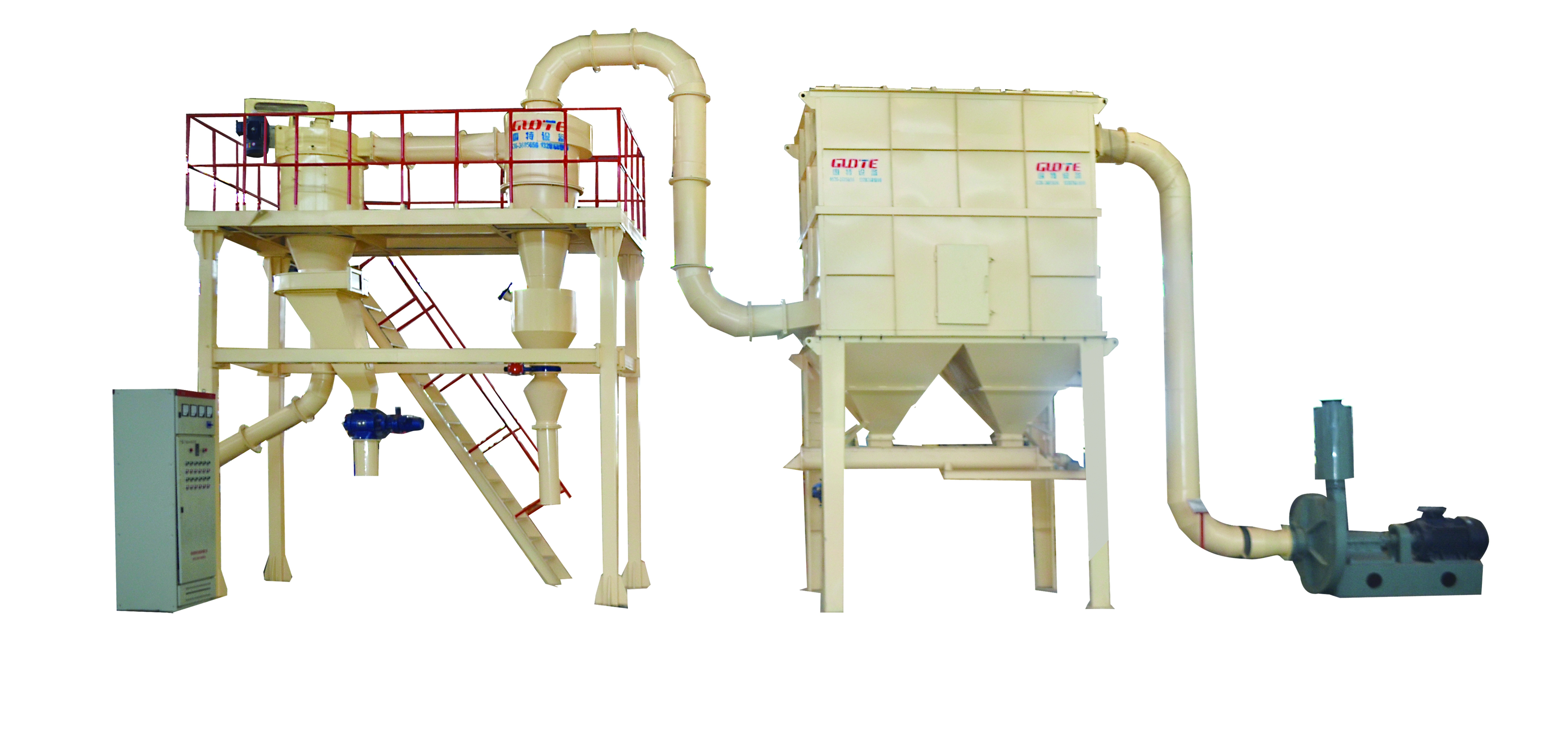 100-380 r/min Rotating Main Shaft Air Classifier Mill for Gearbox Powder Separation
