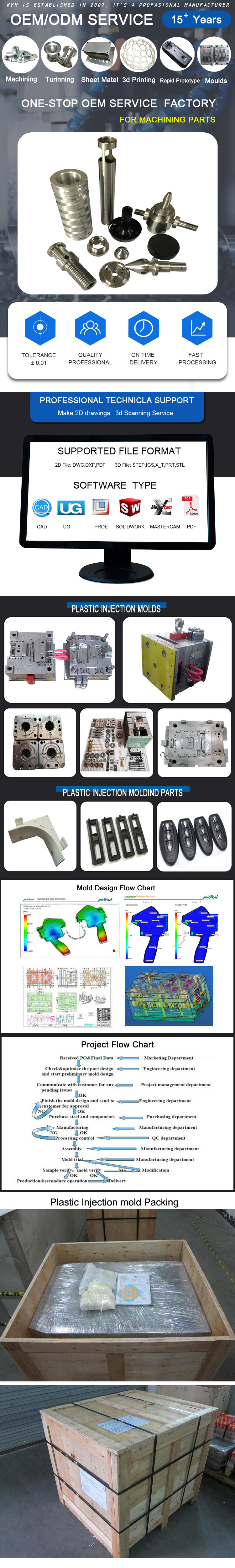 Clear Plastic Injection Mould Die Makers Materials Aluminum Mould Making