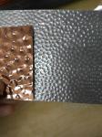304 Hammered Sheet Stainless Steel bronze gold color or brass hammered bright