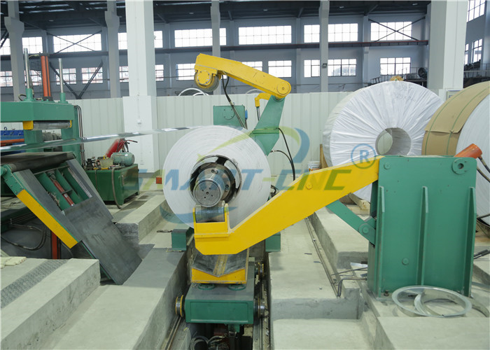 Full Automatic Cut To Length Line 10×2200 Steel Coil Human Machine Interface