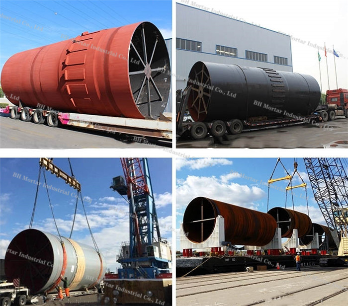Reliable Rotary Lime Kiln / Calcination Furnace With High Precision Speed Control Valve