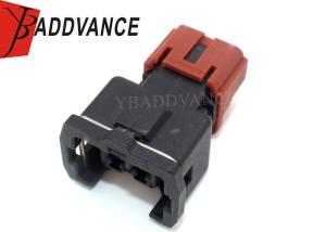 China Automotive Fuel Injector Connectors 2 Pin Female Gender With Orange Clip wholesale