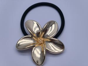 China Flower-shaped Metal Elastic Hair Ties Easy Styling For Hair Styling wholesale