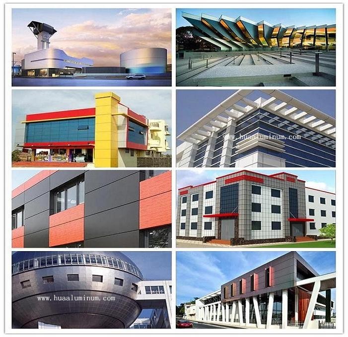 SGS Shockproof Aluminum Composite Material Panels Brushed Surface