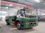 Q235 Carbon Steel Petrol Tanker Truck , Diesel Delivery Truck For ISUZU Oil