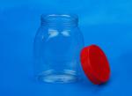 Clear Food Grade Plastic Storage Containers PET Material 40℃ Resistance