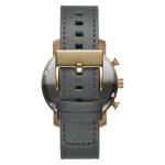 Grey genuine leather strap custom own brand watch suppliers china
