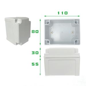 China TY-8011085 Outdoor RoHS IP66 Electric Connection Box Waterproof ABS Plastic Enclosure wholesale