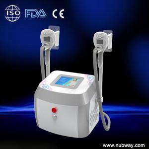 two big suction handle portable cryolipolysis slimming machine for beauty clinic