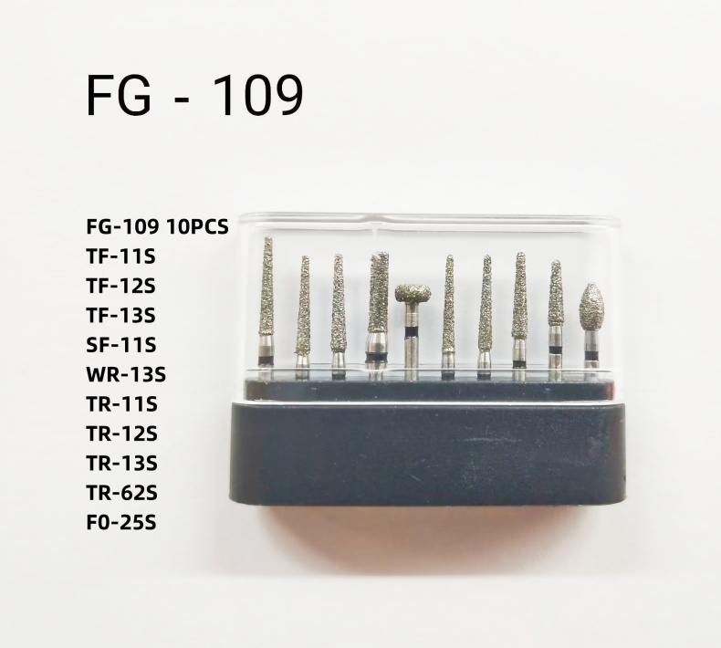 FG High Speed Polishing Rotary Bur Surgical Stainess Steel Dental Diamond Burs