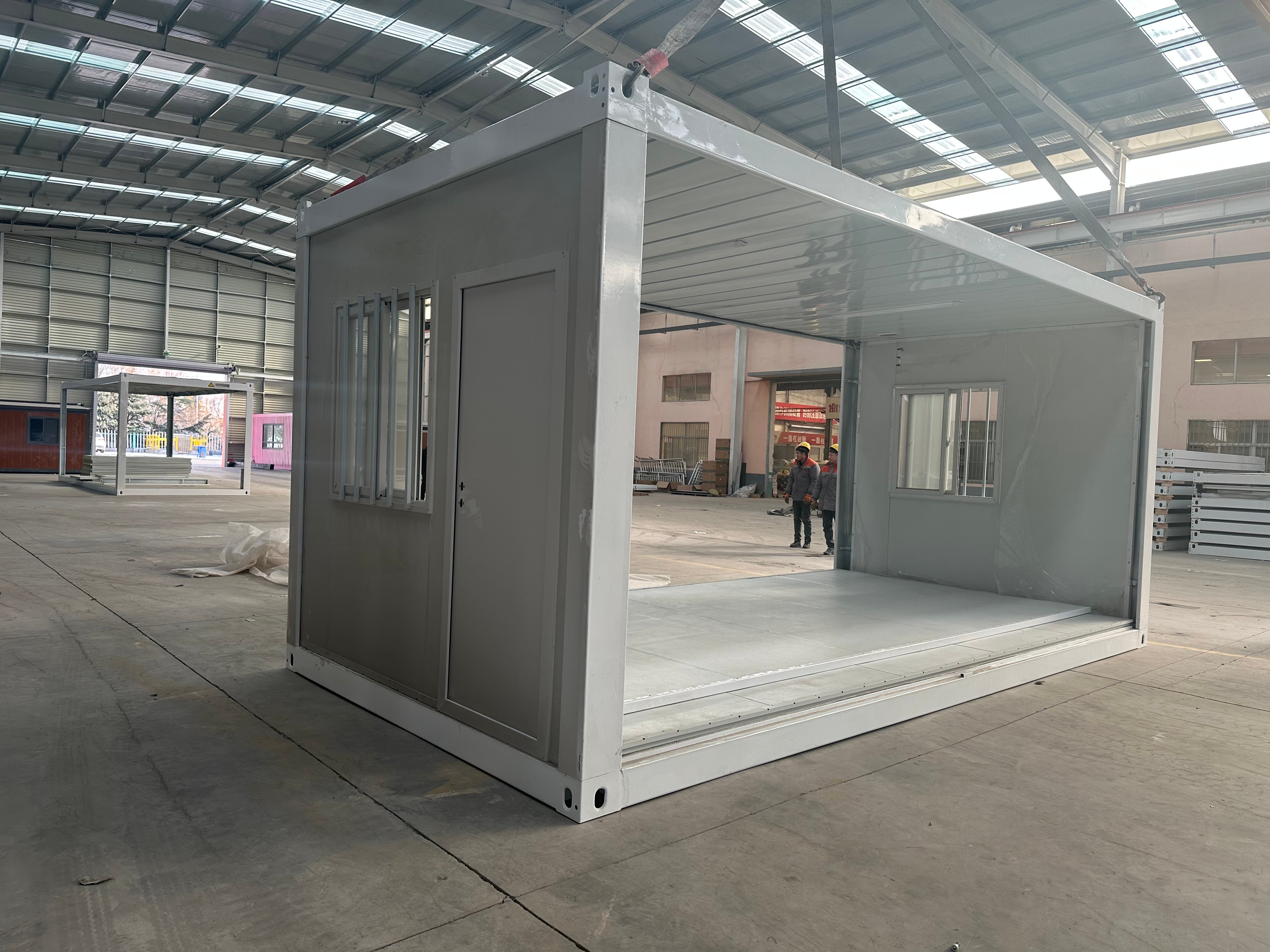 Portable Foldable Heat And Sound Luxury Apartment Fast Install Folding Container House Beautiful and with Optional Wall