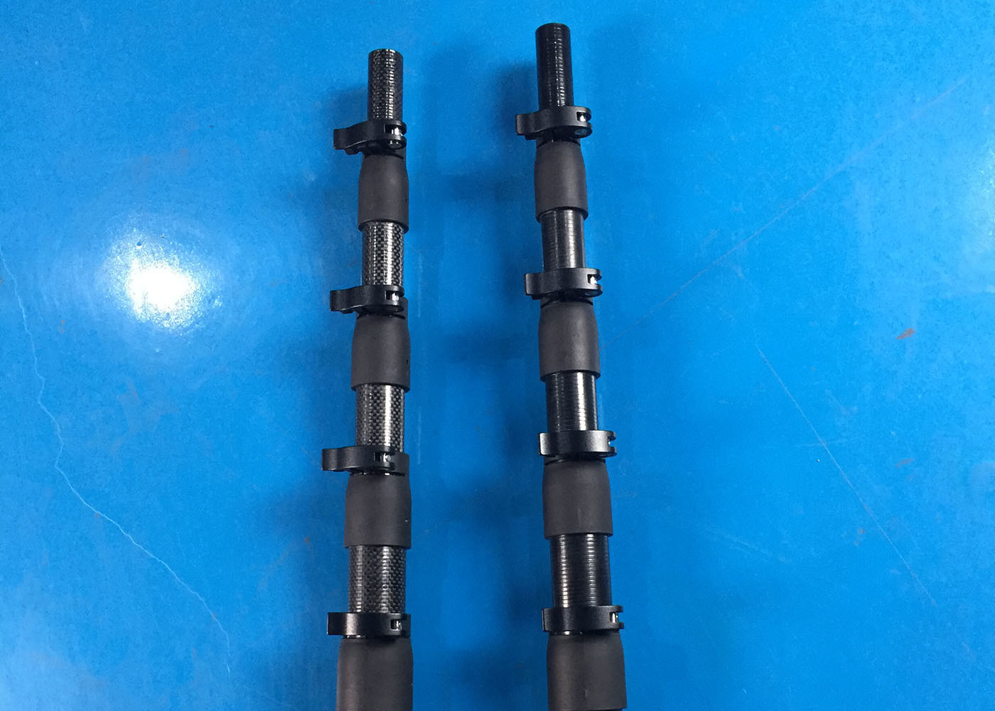 Bidirectional Epoxy Carbon Fiber Telescopic Pole 2x2 Twill