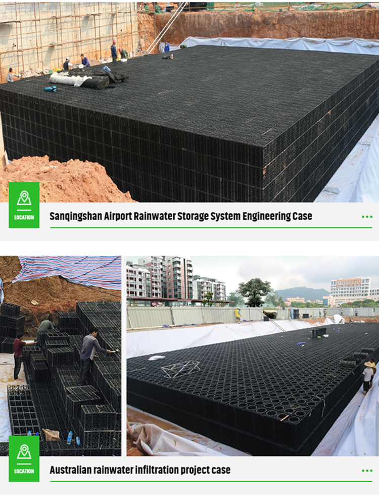 Online Technical Support Industrial Water Tanks for Rainwater Cistern Infiltration