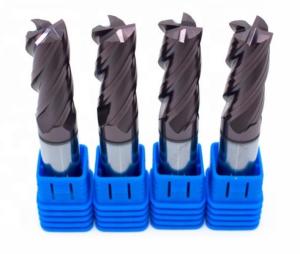 China HRC58 Solid 2 Flute Tungsten Carbide Drill Bits 45 Degree wholesale