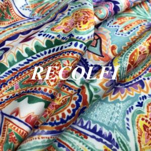 China Oeko Tex Standard 100 Recycled Spandex Fabric Kahki Colors Stock Program wholesale