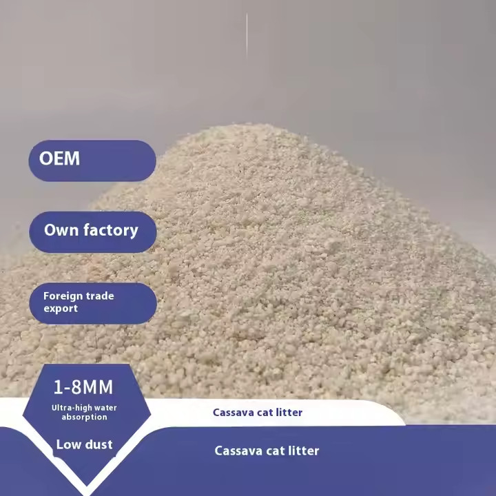 Multiple Deodorizing Cassava Cat Litter 3 Second Water Absorption Cat Tofu Litter