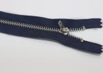 Heavy Duty Metal Jacket Zippers 3# / 4# / 5# , 20 / 25 / 30 Inch Y Teeth Metal