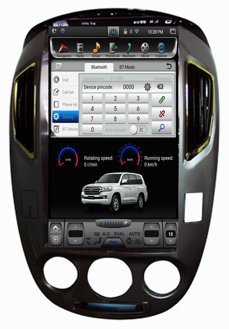 Ouchuangbo 14 inch digital screen dvd for Buick Excelle 2009-2014 with radio dual zone reverse camera androi 6.0 system