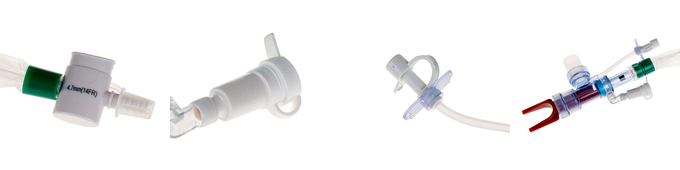 Double Swivel Elbow Closed Suction Catheter With Automatic Isolation Valve