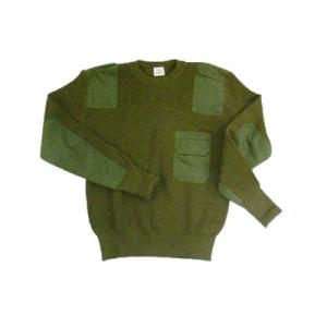 China Uniform Customized Chest Pocket V-Neck Knitted Wear Pullover Tactical Wear Sweater wholesale