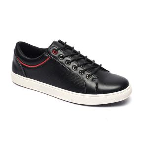 China PU Upper Antiskid Black Casual Loafers Breathable For Adult wholesale