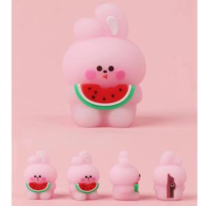 China Cute Manual Pencil Sharpener Silicone Stationery For Kids School Home Office Classroom wholesale