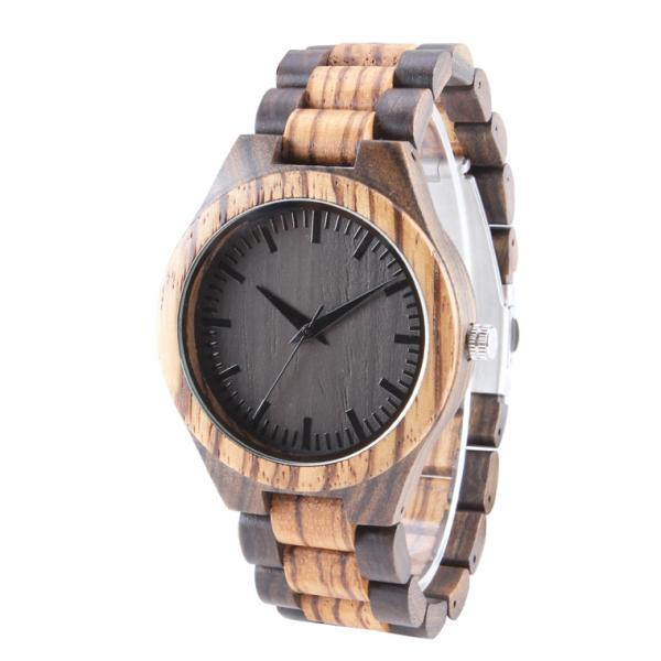 Luxury Brand Wood Watch Men Analog Natural Quartz Movement Male Wristwatches