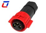 15A Male Female Wire Waterproof Circular Connector 3+4 Pin For Landscape