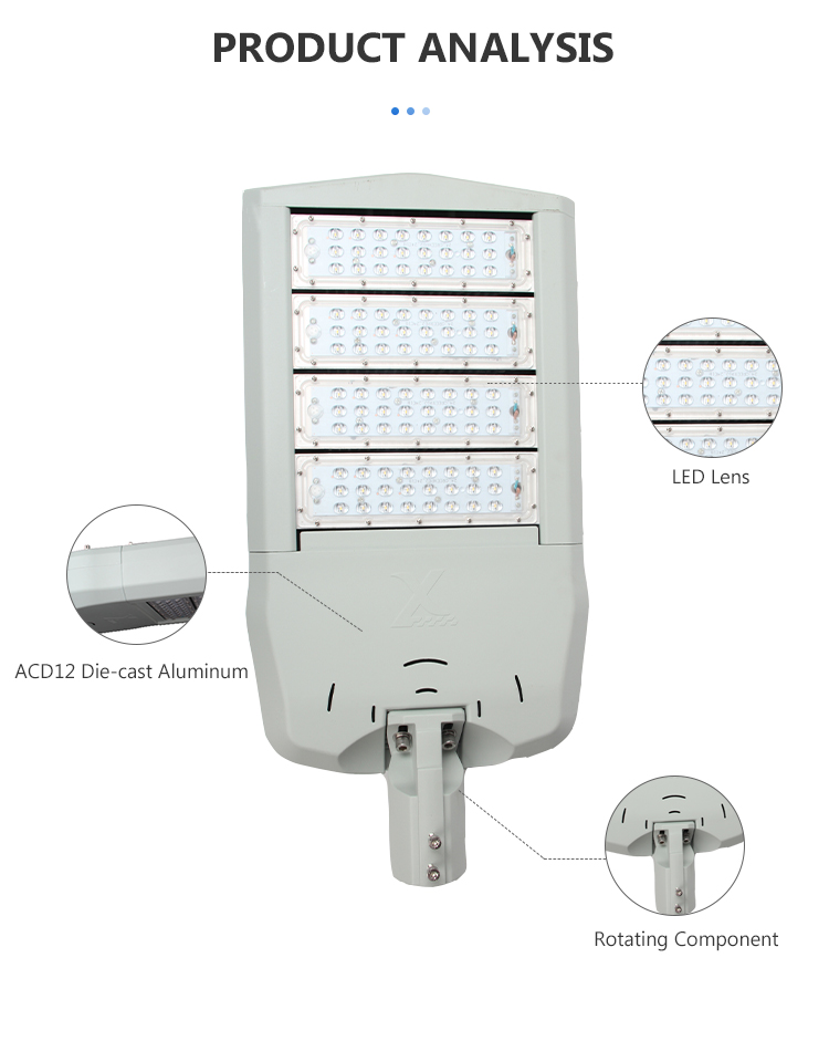 100 lm/W IP66 Waterproof Road Light Outdoor Lighting 30W 50W 100W 150W Aluminium Cobra