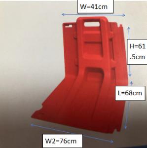China Straight Flood Boxwall Flood Barrier Flood Protection Barrier wholesale