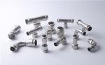 SS304 316L Reducing Coupling Stainless Steel Pipe Connector Press Fittings
