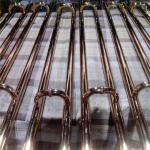 Hote sale Metal handle rose gold color mirror finish China supplier