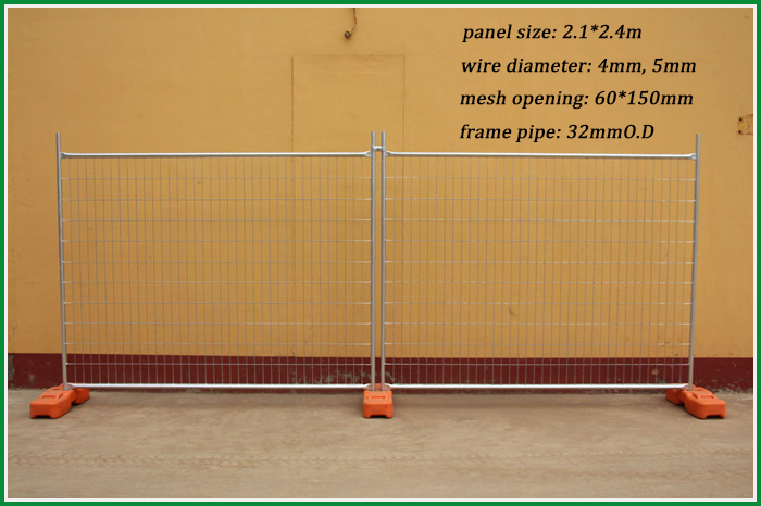 20 years factory welded construction heras temporary fencing