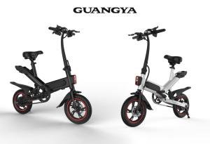 China Three Colours Folding Electric Bicycle 10AH Lithium 15 Degrees Climbing Ability wholesale