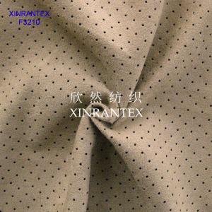 China F3210 micro fibre suede fabric punch finishing 135gsm 57/58&quot; wholesale