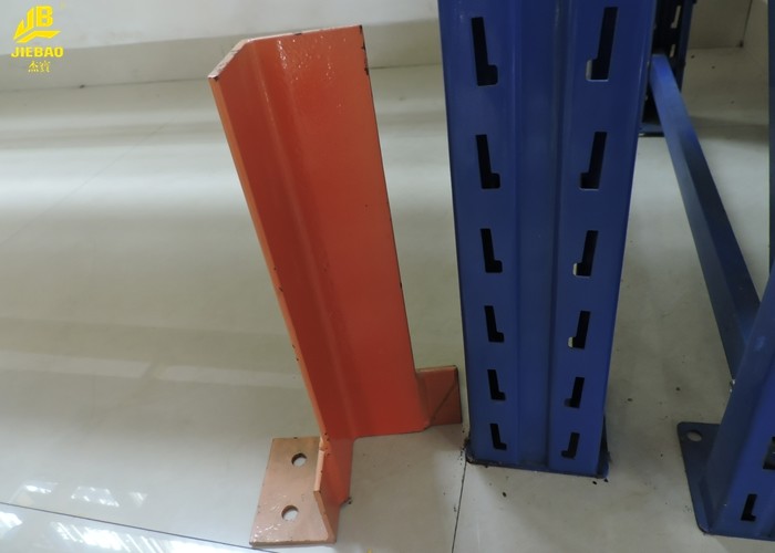 Pipe Storage Warehouse Pallet Racking With Upright Guard / Bolts Custom Color