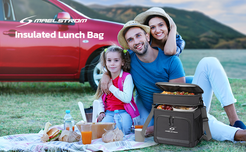 Collapsible Leakproof Insulated Lunch Cooler Bag Reusable For Women Men